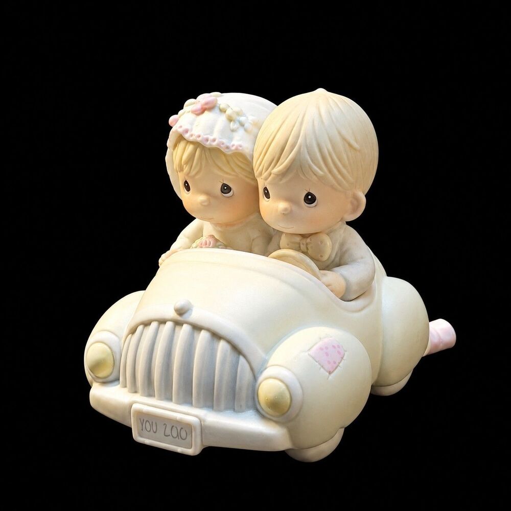 Vintage Wedding Cake Topper, Porcelain, Precious Moments, Bridal Shower Gift
